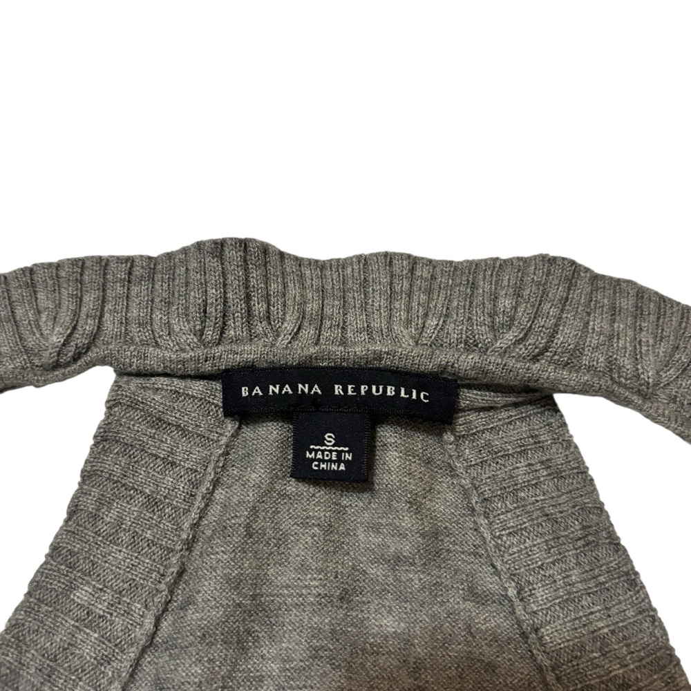 Banana Republic Gray Ruffled Halter Neck Sweater - Picture 7 of 11